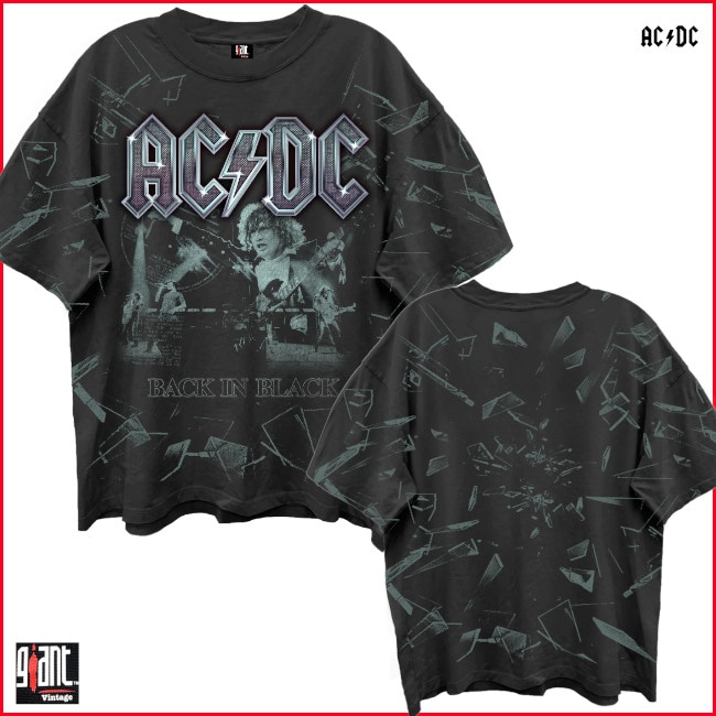 AC/DC / エーシー・ディーシー - BACK IN BLACK SHATTERED GLASS T