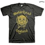 MotorheadMotorhead / �⡼�����إå� - England Gold Print T����� (�֥�å�) / �⡼�����إå� - Crew T����� (�����ߡ����꡼��)