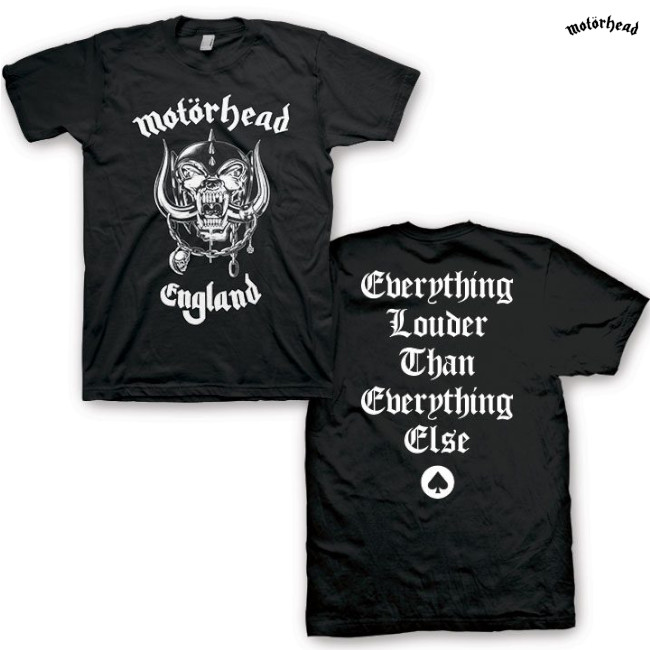motorhead モーターヘッド バンドTシャツ ミュージックTシャツ Motorhead / モーターヘッド - Everything Louder Tシャツ (ブラック