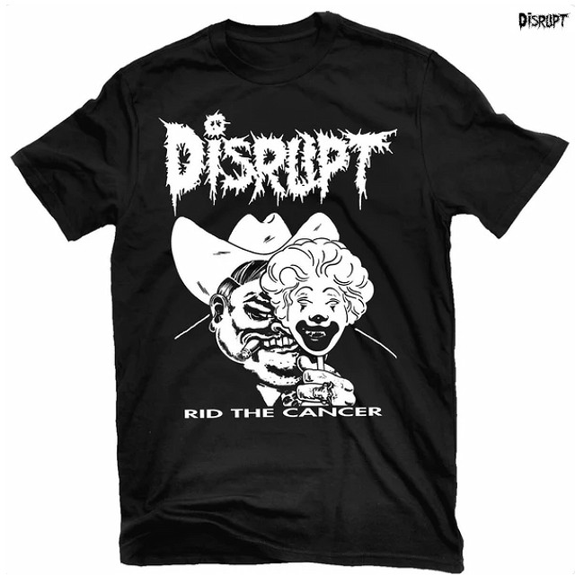 Disrupt / ディスラプト - Rid The Cancer Tシャツ(ブラック) | T