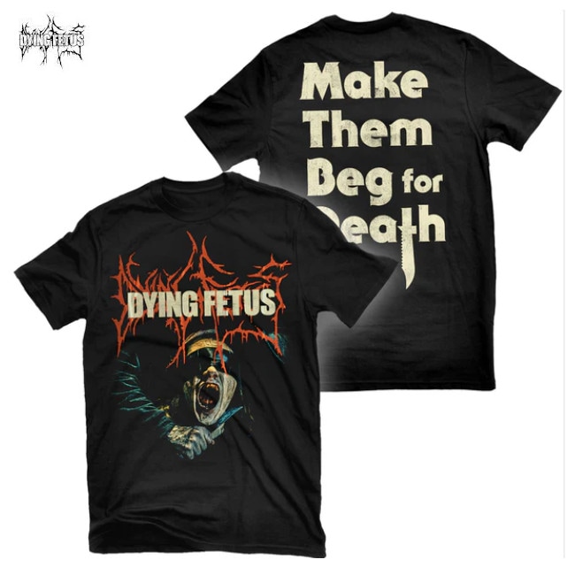 Dying Fetus / �������󥰡��ե������� - Make Them Beg For Death T�����(�֥�å�)
