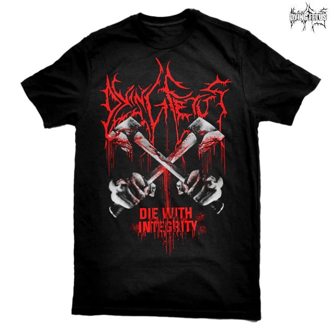 Dying Fetus / �������󥰡��ե������� -  Die With Integrity T�����(�֥�å�)