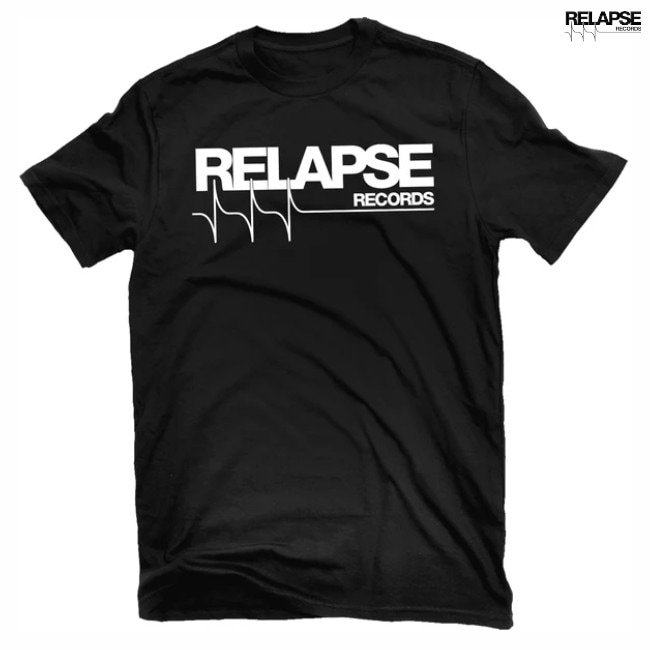 Relapse Records Merch / ���ץ����쥳���� - Relapse Logo T�����(�֥�å�)