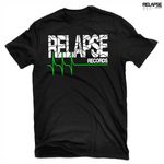 Relapse Records Merch / ���ץ����쥳���� - Cracked Logo T�����(�֥�å�)