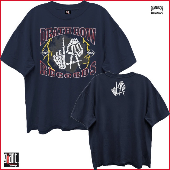 Death Row Records / デス・ロウ・レコード - LA HANDS Tシャツ