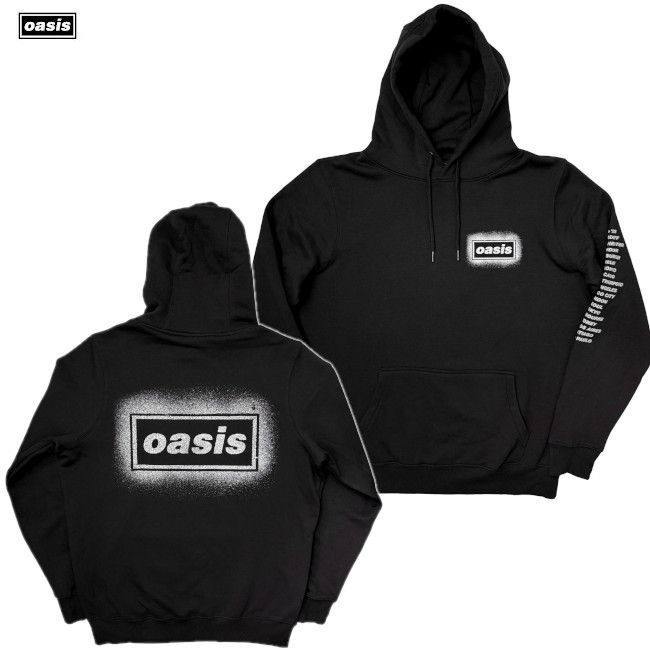 日本未発売　新品　Oasis Live '25 公式パーカー Oasis / オアシス - Spray Live '25 World Tour プルオーバーパーカー