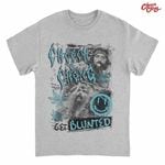 Cheech & Chong / チーチアンドチョン - Get Blunted Blue Smiley Tシャツ (グレー)