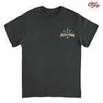 Cheech & Chong / チーチアンドチョン - Leaf Logo Stars Left Tシャツ (ブラック)
