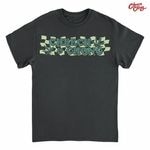 Cheech & Chong / チーチアンドチョン - Checkered Leaf Tシャツ (ブラック)