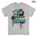 Cheech & Chong / チーチアンドチョン - 420 Duo Peace Sign Tシャツ (グレー)