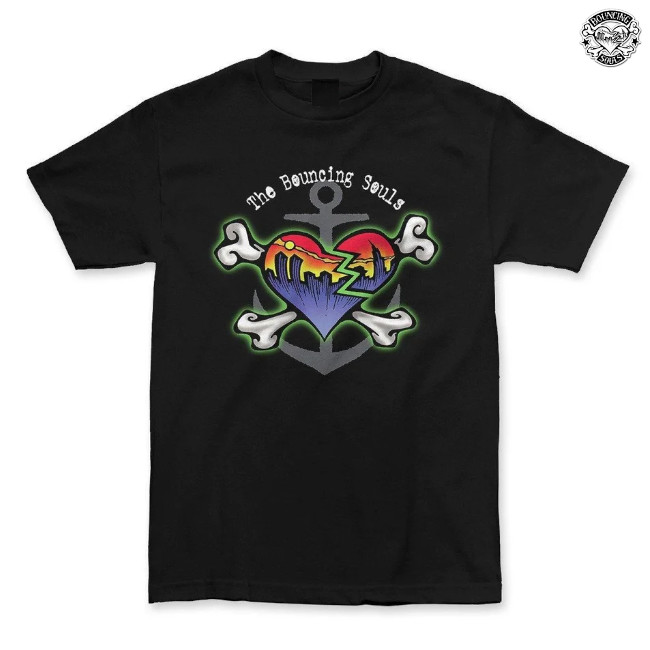The Bouncing Souls / バウンシング・ソウルズ - Skyline Heart Tシャツ (ブラック)