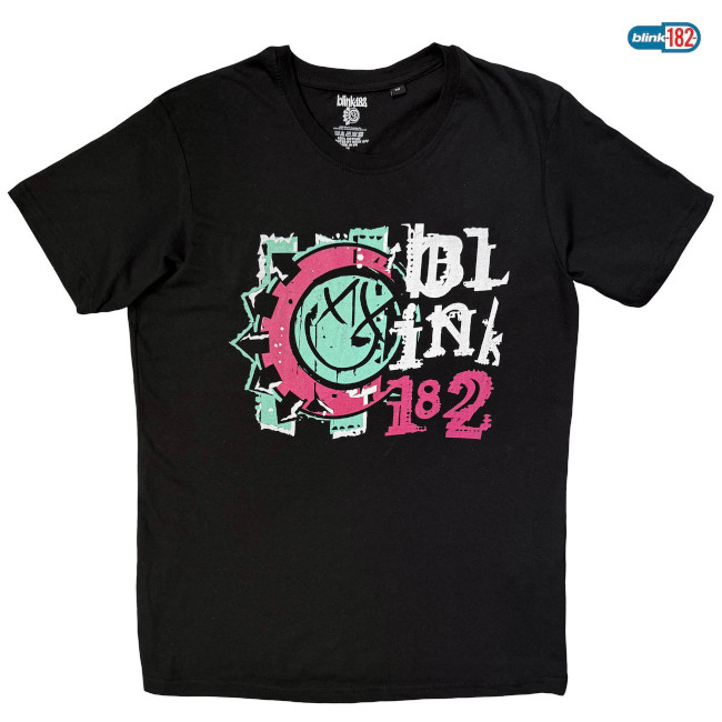 BLINK182 バンドTシャツ Blink 182 / ブリンク 182 - Graphic Smile Tシャツ (ブラック) | T