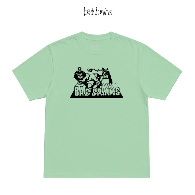 Bad Brains /バッド・ブレインズ - Lion Logo Tシャツ (ミントグリーン)※限定