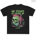 ��48���ָ����NOFX / �Ρ����ե��å��� - Bottle Skull T����� (�֥�å�)