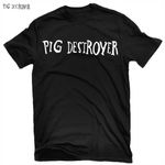 Pig Destroyer / �ԥå����ǥ��ȥ����䡼 Logo - T����� (�֥�å�)