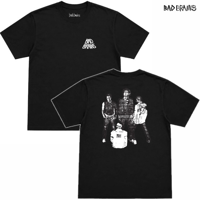 Brains /バッド・ブレインズ - Flyer Tシャツ (ブラック)※限定