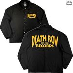 Death Row Records / デス・ロウ・レコード - Logo シャツ・コーチジャケット(ブラック)