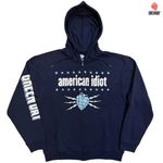 Green Day / グリーン・デイ - American Idiot Electric ジップアップパーカー(ネイビー)