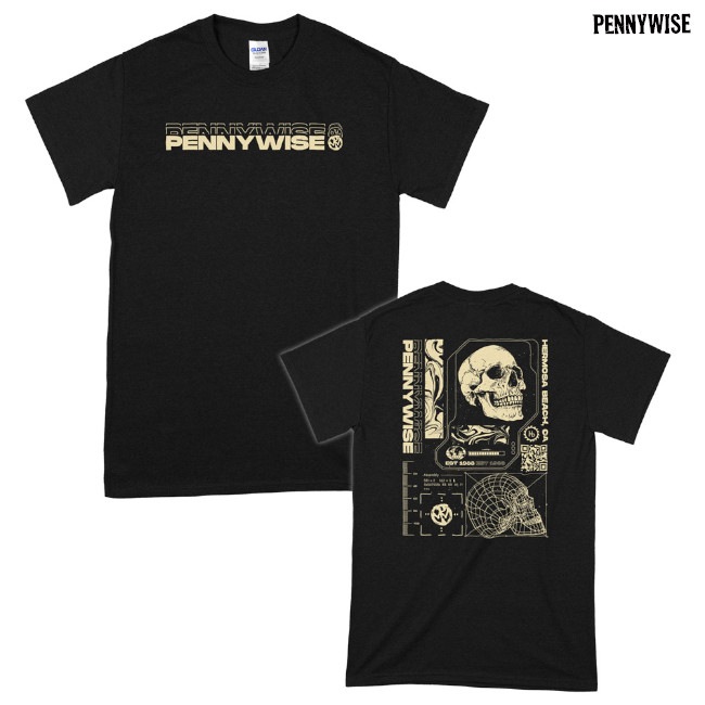 Pennywise / ペニーワイズ - X-Ray Skull Tシャツ (ブラック) | T