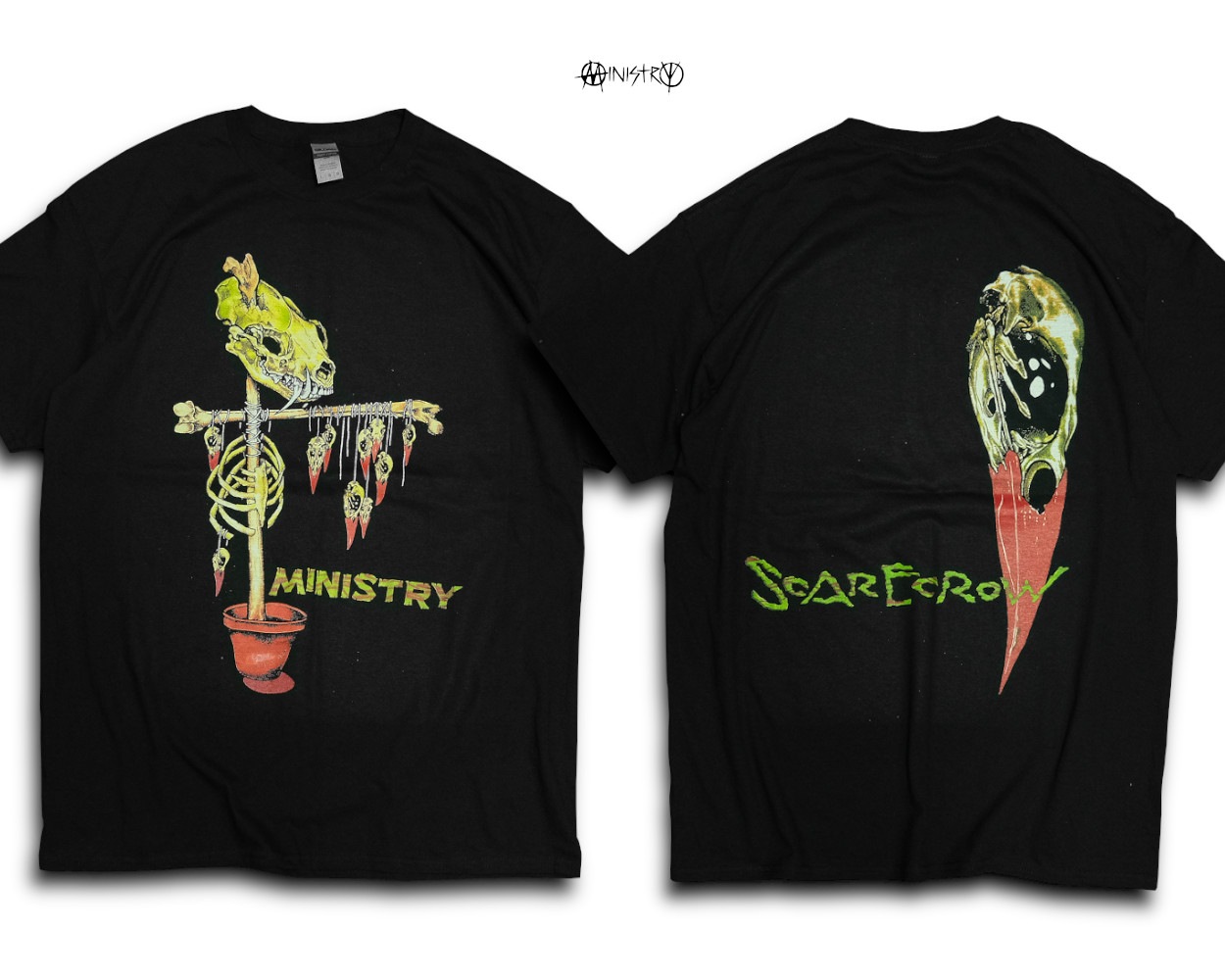 即納】 Ministry / ミニストリー - SCARECROW Tシャツ (ブラック) | T
