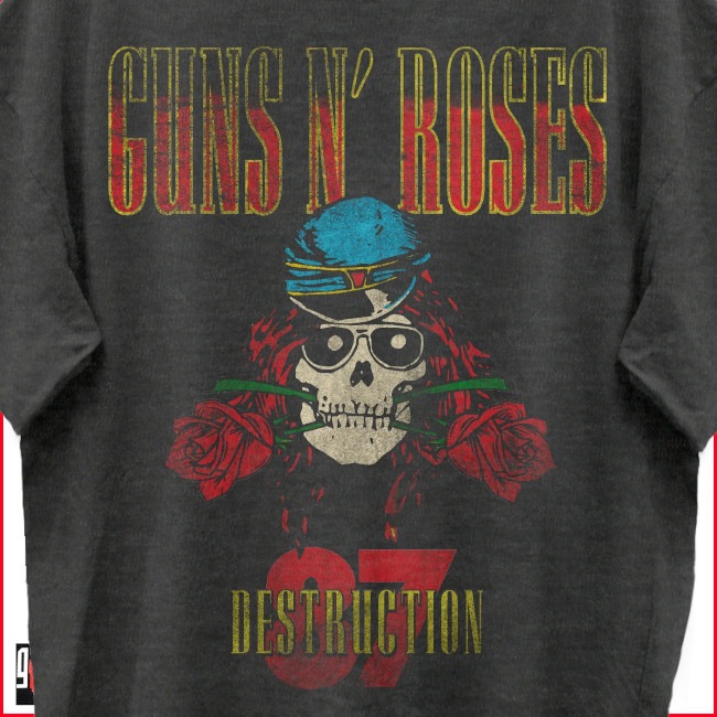 Guns N' Roses / ���󥺡�����ɡ��������� - UK 1987 TOUR T�����(������ơ����֥�å�) ��GIANT�ҤΥܥǥ���
