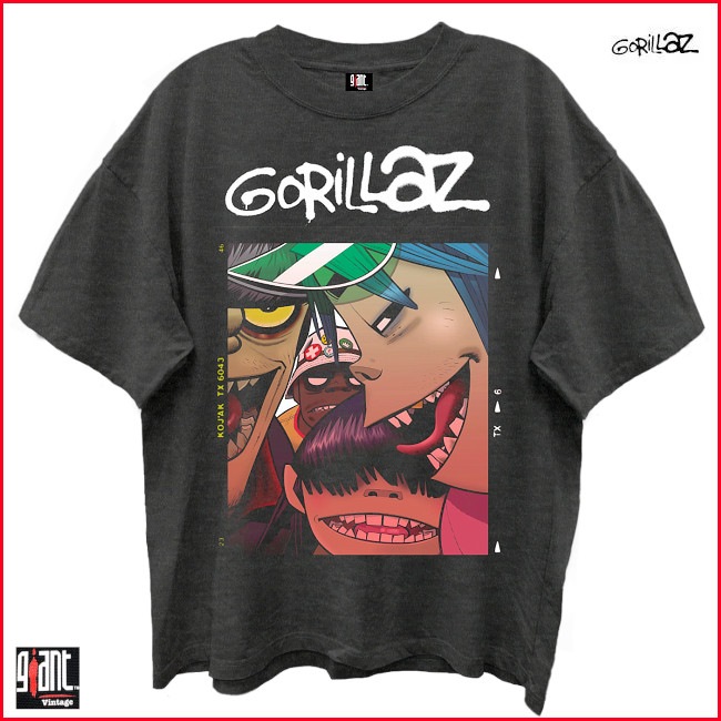 Gorillaz / ����饺 - POLAROID SLIDE T�����(������ơ����֥�å�) ��GIANT�ҤΥܥǥ���