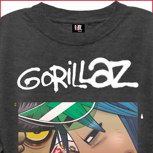 Gorillaz / ����饺 - POLAROID SLIDE T�����(������ơ����֥�å�) ��GIANT�ҤΥܥǥ���