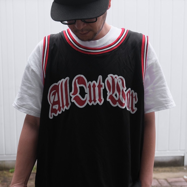 ��¨Ǽ��All Out War / �����롦�����ȡ������� - LOGO �Х������㡼����(�֥�å�)