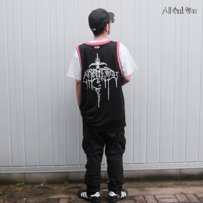 ��¨Ǽ��All Out War / �����롦�����ȡ������� - LOGO �Х������㡼����(�֥�å�)