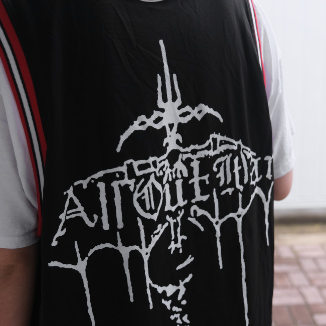 ��¨Ǽ��All Out War / �����롦�����ȡ������� - LOGO �Х������㡼����(�֥�å�)