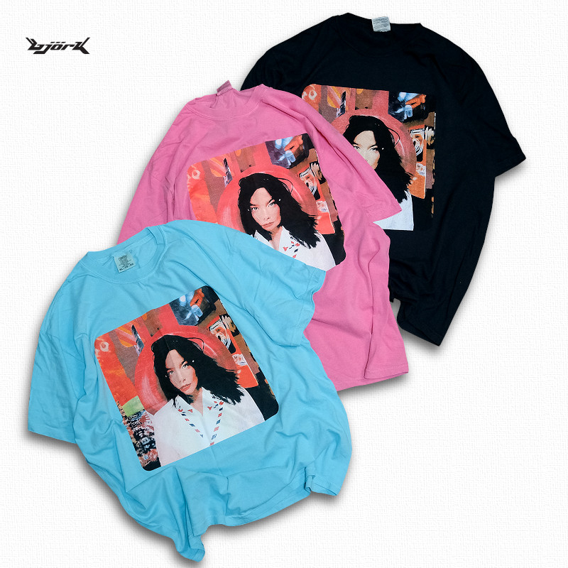 Bjork / ビョーク - ENJOY Tシャツ(3カラー) | Tシャツ | バンドT