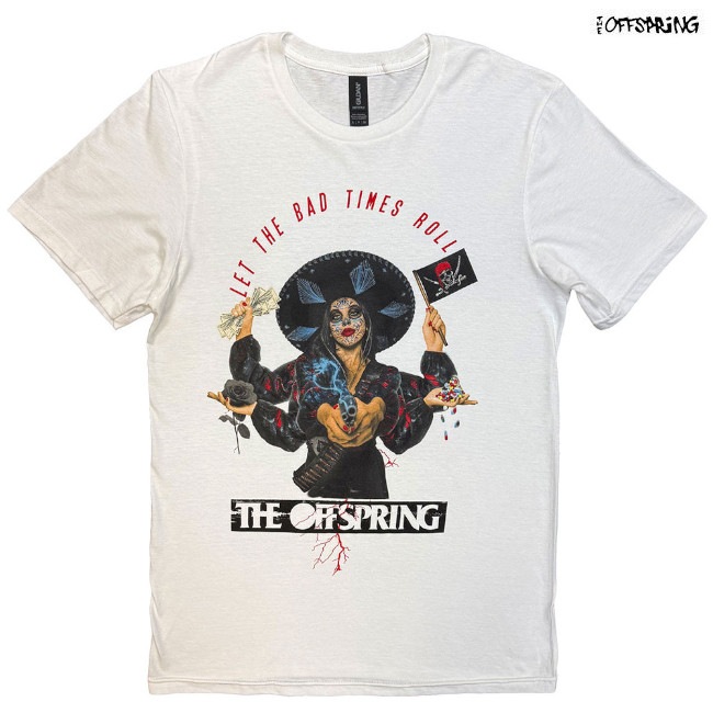 The Offspring / オフスプリング - Shooting Gun Tシャツ(ホワイト
