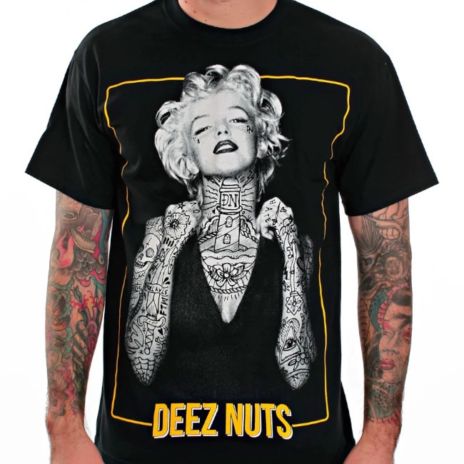 Deez Nuts / �ǥ������ʥå� - Tattoo Girl T����� (�֥�å�)