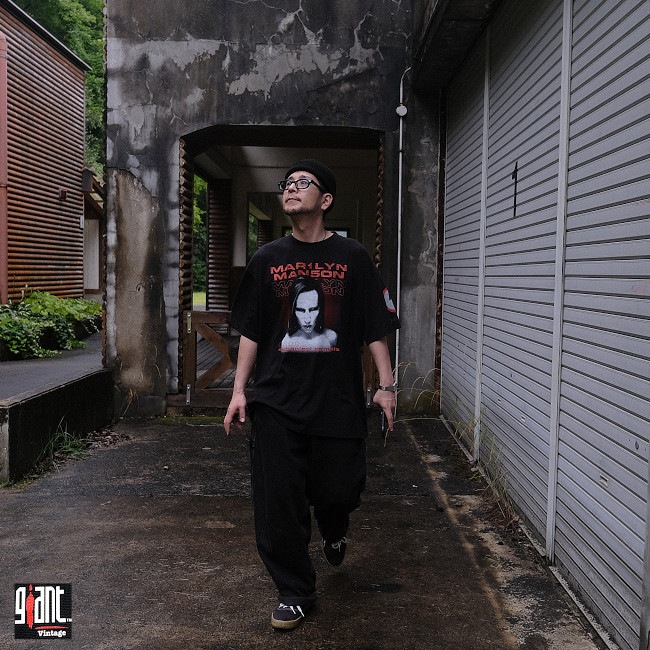 ��¨Ǽ��Marilyn Manson / �ޥ��󡦥ޥ󥽥� - Mechanical Animal T�����(�֥�å�)��GIANT�ҤΥܥǥ���������