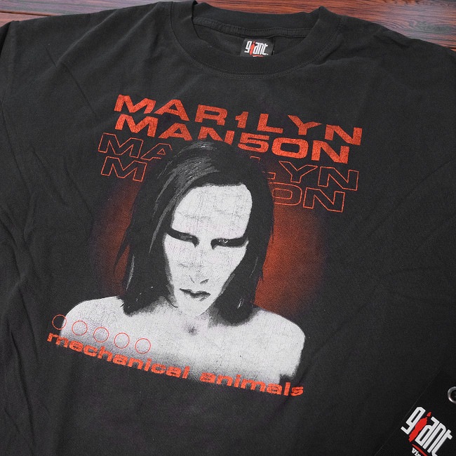 ��¨Ǽ��Marilyn Manson / �ޥ��󡦥ޥ󥽥� - Mechanical Animal T�����(�֥�å�)��GIANT�ҤΥܥǥ���������