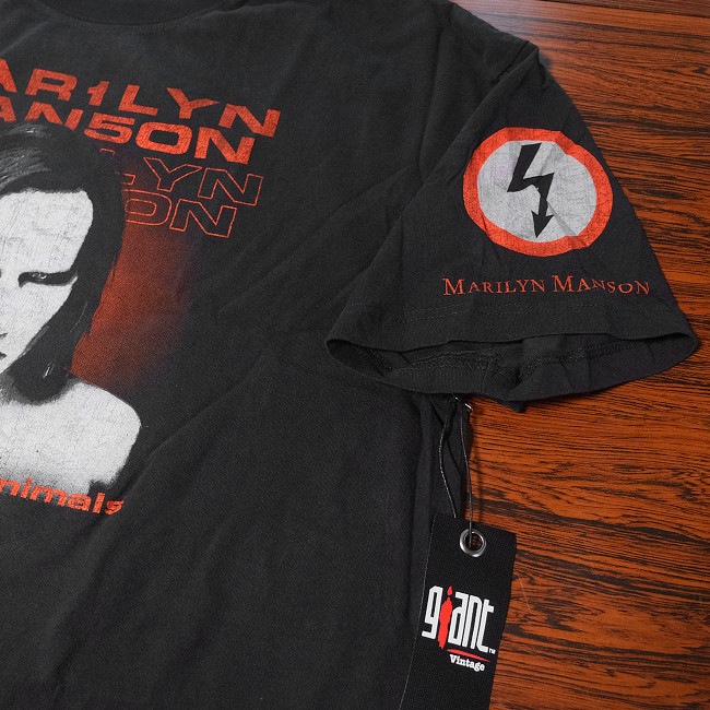 ��¨Ǽ��Marilyn Manson / �ޥ��󡦥ޥ󥽥� - Mechanical Animal T�����(�֥�å�)��GIANT�ҤΥܥǥ���������