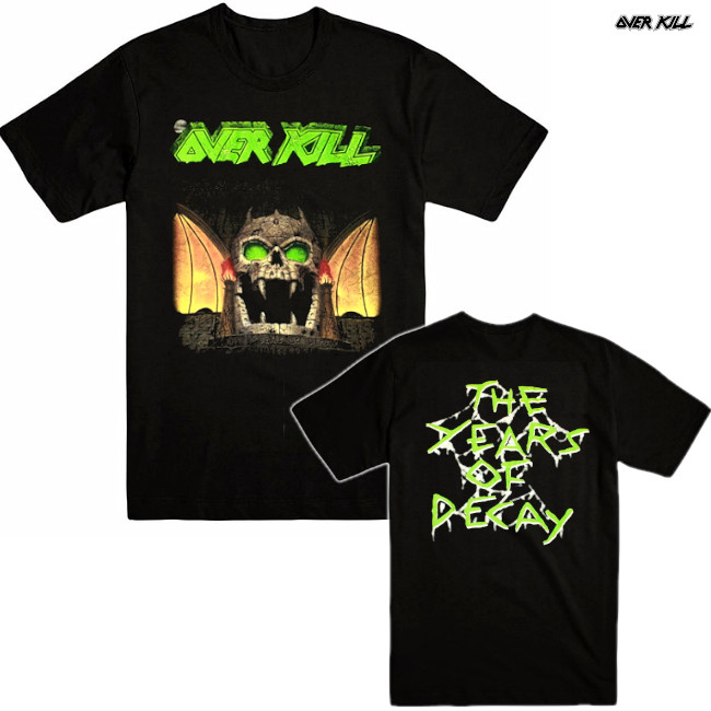 OVER KILL オーバーキル ロンT Overkill / オーヴァーキル - THE YEARS OF DECAY Tシャツ(ブラック