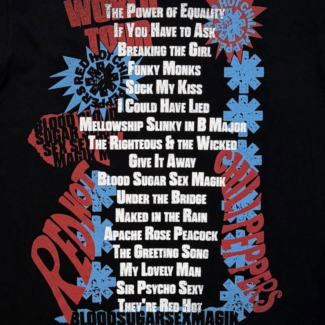 Red Hot Chili Peppers / ��åɡ��ۥåȡ�����ڥåѡ��� - Blood Sugar Sex Magik Tracklist T�����(�֥�å�)