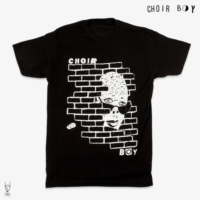 Choir Boy / クワイア・ボーイ Bricks Tシャツ(ブラック) Tシャツ バンドTシャツのPositiveDive