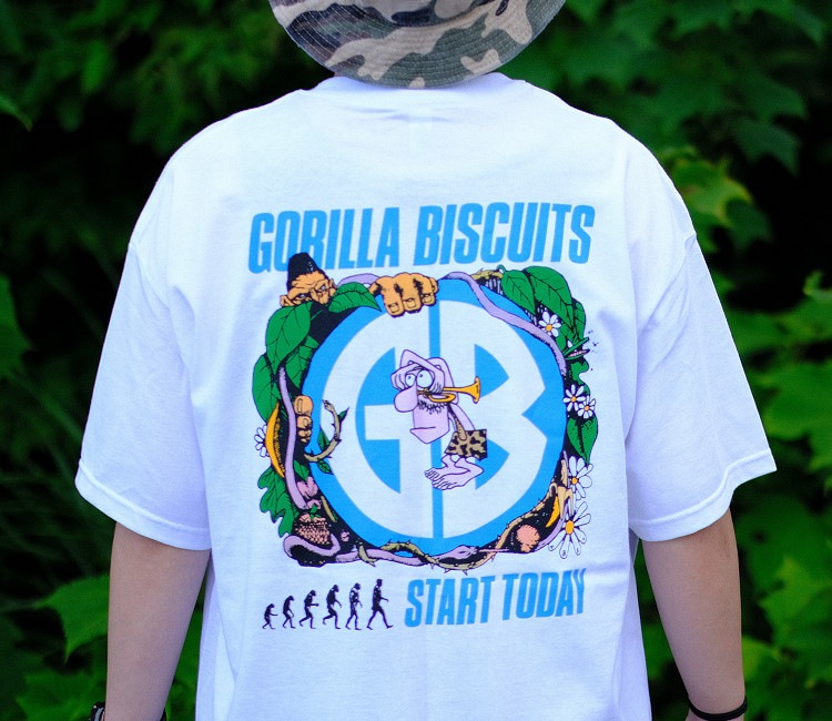 Gorilla Biscuits /����顦�ӥ����å� - Jungle T�����(�ۥ磻��)