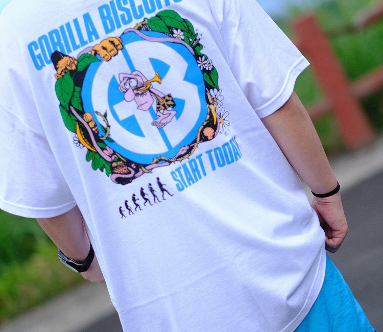 Gorilla Biscuits /����顦�ӥ����å� - Jungle T�����(�ۥ磻��)