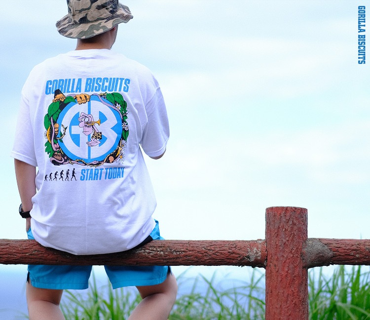 Gorilla Biscuits /����顦�ӥ����å� - Jungle T�����(�ۥ磻��)