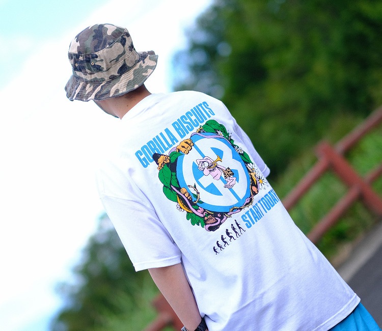 Gorilla Biscuits /����顦�ӥ����å� - Jungle T�����(�ۥ磻��)