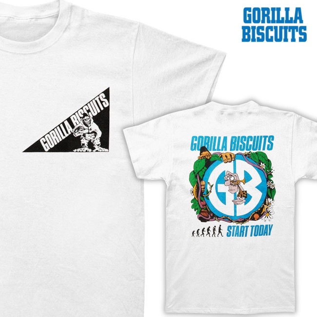 Gorilla Biscuits /����顦�ӥ����å� - Jungle T�����(�ۥ磻��)