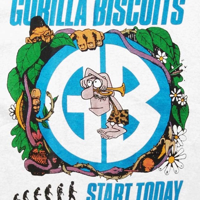 Gorilla Biscuits /����顦�ӥ����å� - Jungle T�����(�ۥ磻��)