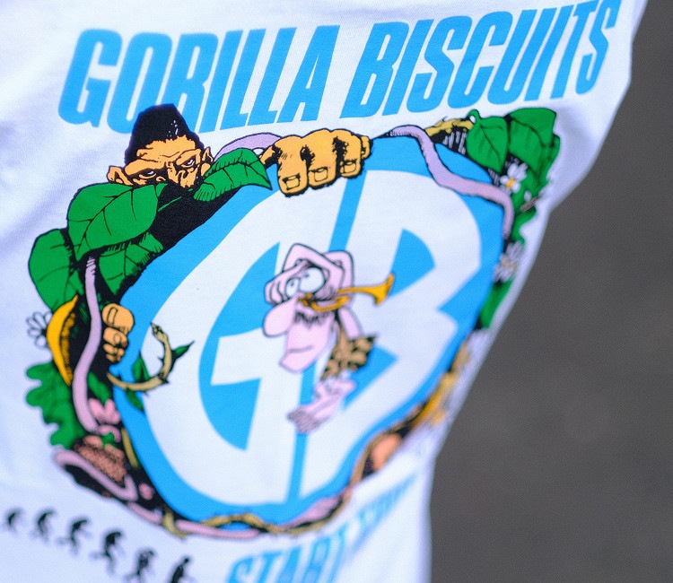 Gorilla Biscuits /����顦�ӥ����å� - Jungle T�����(�ۥ磻��)