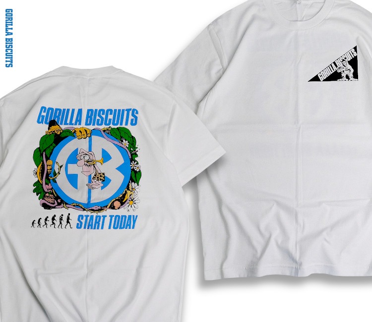 Gorilla Biscuits /����顦�ӥ����å� - Jungle T�����(�ۥ磻��)