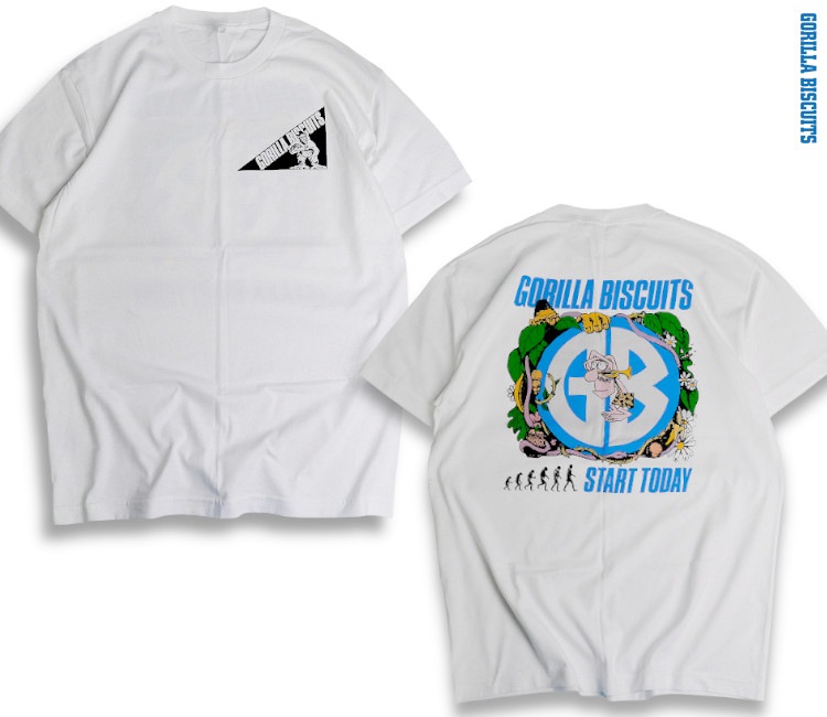 Gorilla Biscuits /����顦�ӥ����å� - Jungle T�����(�ۥ磻��)
