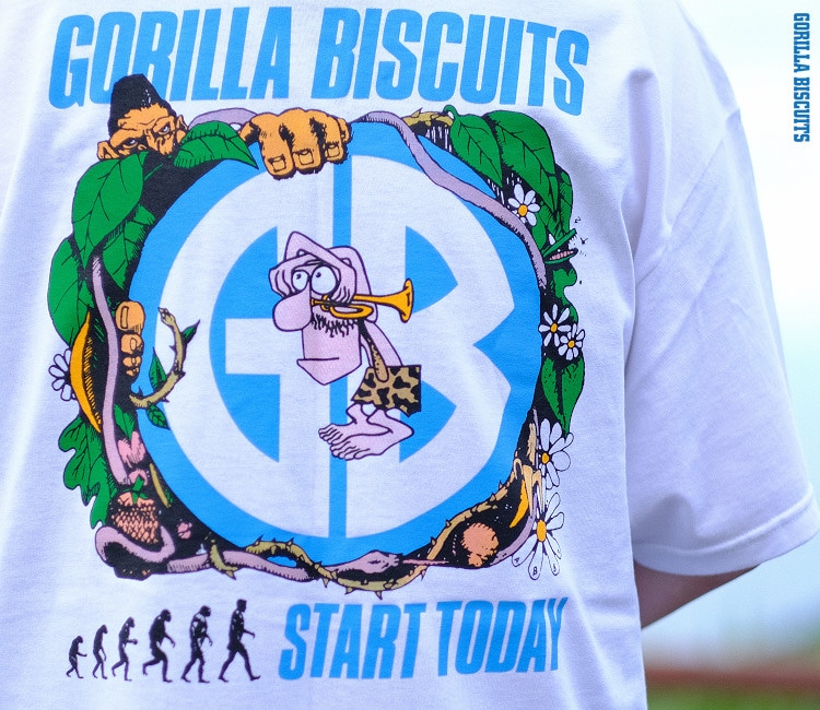 Gorilla Biscuits /����顦�ӥ����å� - Jungle T�����(�ۥ磻��)