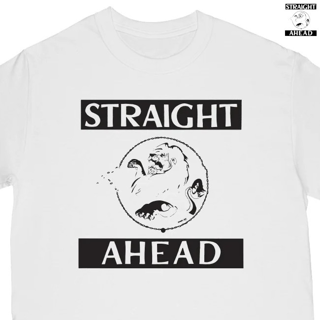 Straight Ahead / ���ȥ쥤�ȡ����إå� - Record Cover T�����(�ۥ磻��)